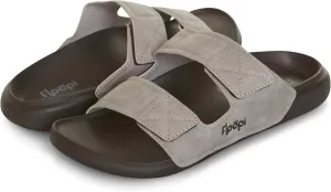 Floopi Flip Flops for Men with Double Straps Men Beach Sandals With Heal and Arch Support Comfort Fit Men Slides with Indoor & Outdoor Anti Skid Soles