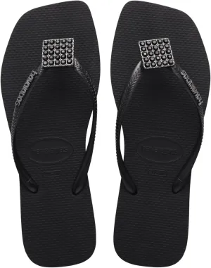 Havaianas for Women - Slim Square Crystal Elegance Flip Flop