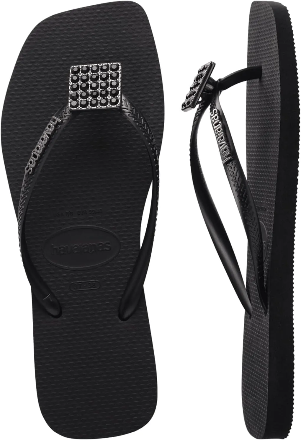 Havaianas for Women - Slim Square Crystal Elegance Flip Flop