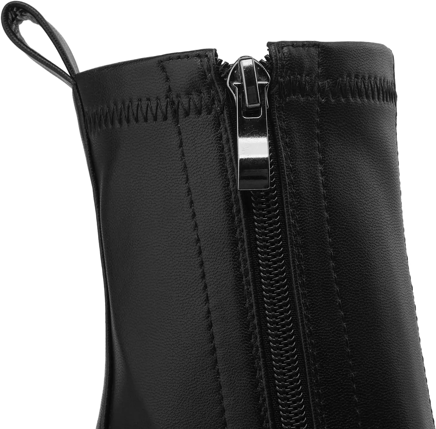 Heeled Booties Pointy Toe Boots for Women Black Ankle Booties High Heel Boots Stretch Boots with Heels for Women