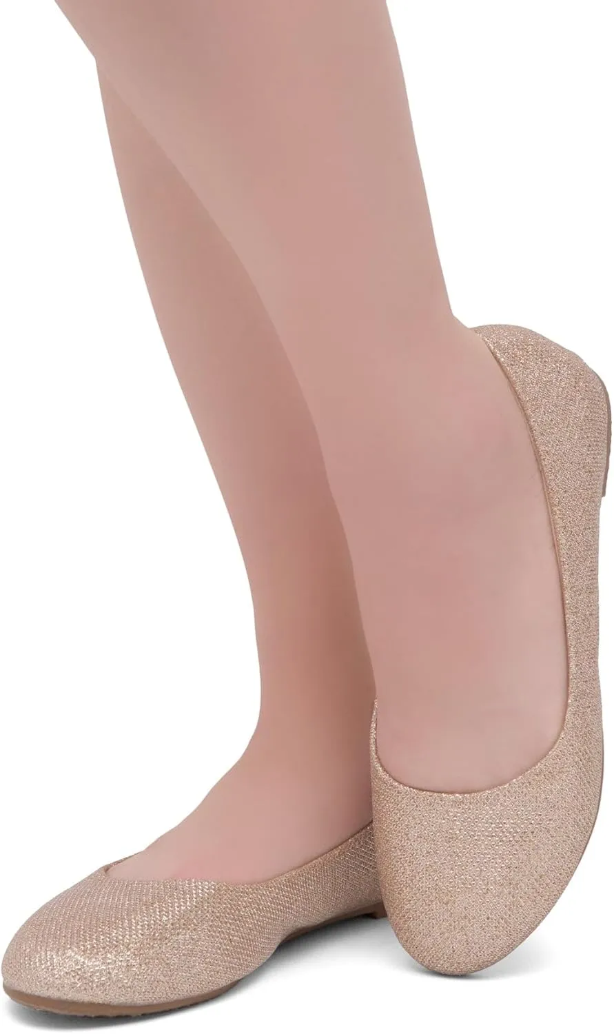 Herstyle Ever Memory Women's Ballet Flats Dressy Flat Shoes Almond Toe Ballerina Comfortable Slip-On Casual Flats for Daily Wear Work Office and Party