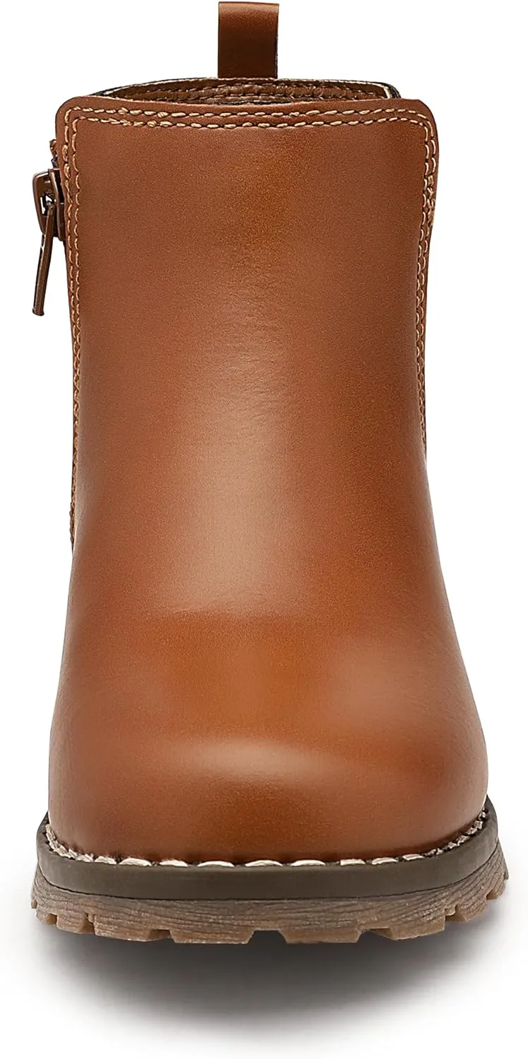 HOMEHOT Girls Ankle Boots Kids Dress Short Boots Low Heel (toddler,littile kids)