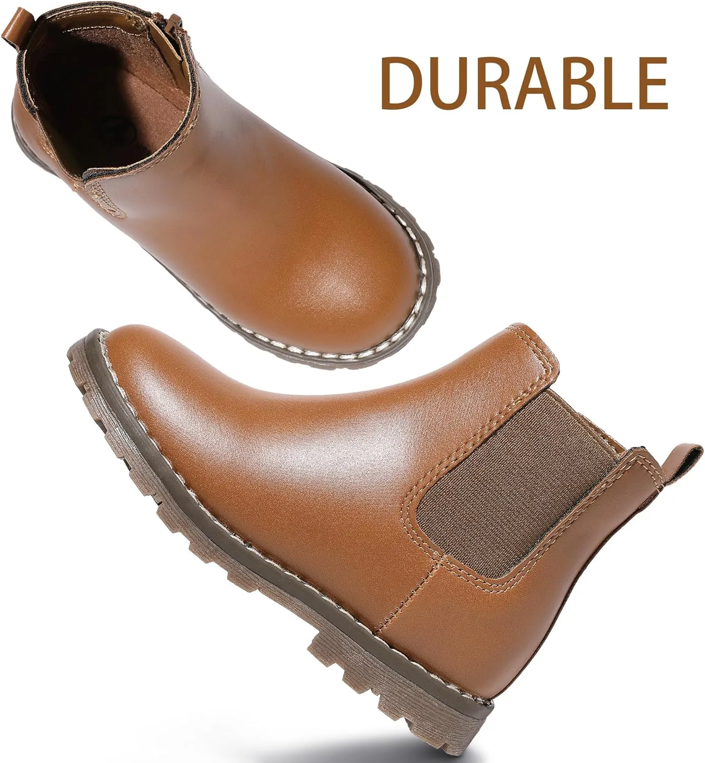 HOMEHOT Girls Ankle Boots Kids Dress Short Boots Low Heel (toddler,littile kids)