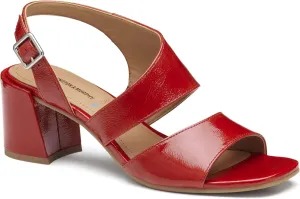 Johnston & Murphy Women’s Everly Asymmetrical Slide Sandals, 2.5” Slip On Heels for Women, Women’s Heeled Sandals