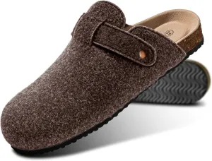 KEMISANT Women Clogs,Comfort Mules Slippers Nurse Work Shoes Sandals Unisex for Men Women with Cork-Footbed Cushion