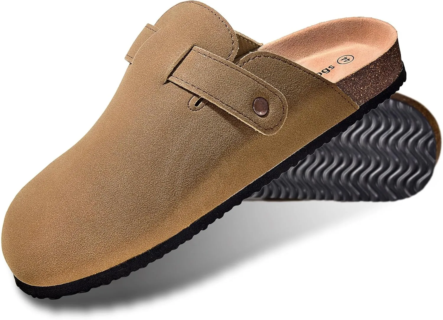 KEMISANT Women Clogs,Comfort Mules Slippers Nurse Work Shoes Sandals Unisex for Men Women with Cork-Footbed Cushion