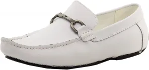 Kenneth Cole REACTION Men's Sound System White Loafers Shoes Sz: 9.5