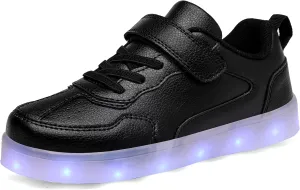Kids LED Light Up Shoes Shiny Low-Top Sneakers for Boys and Girls Child Unisex