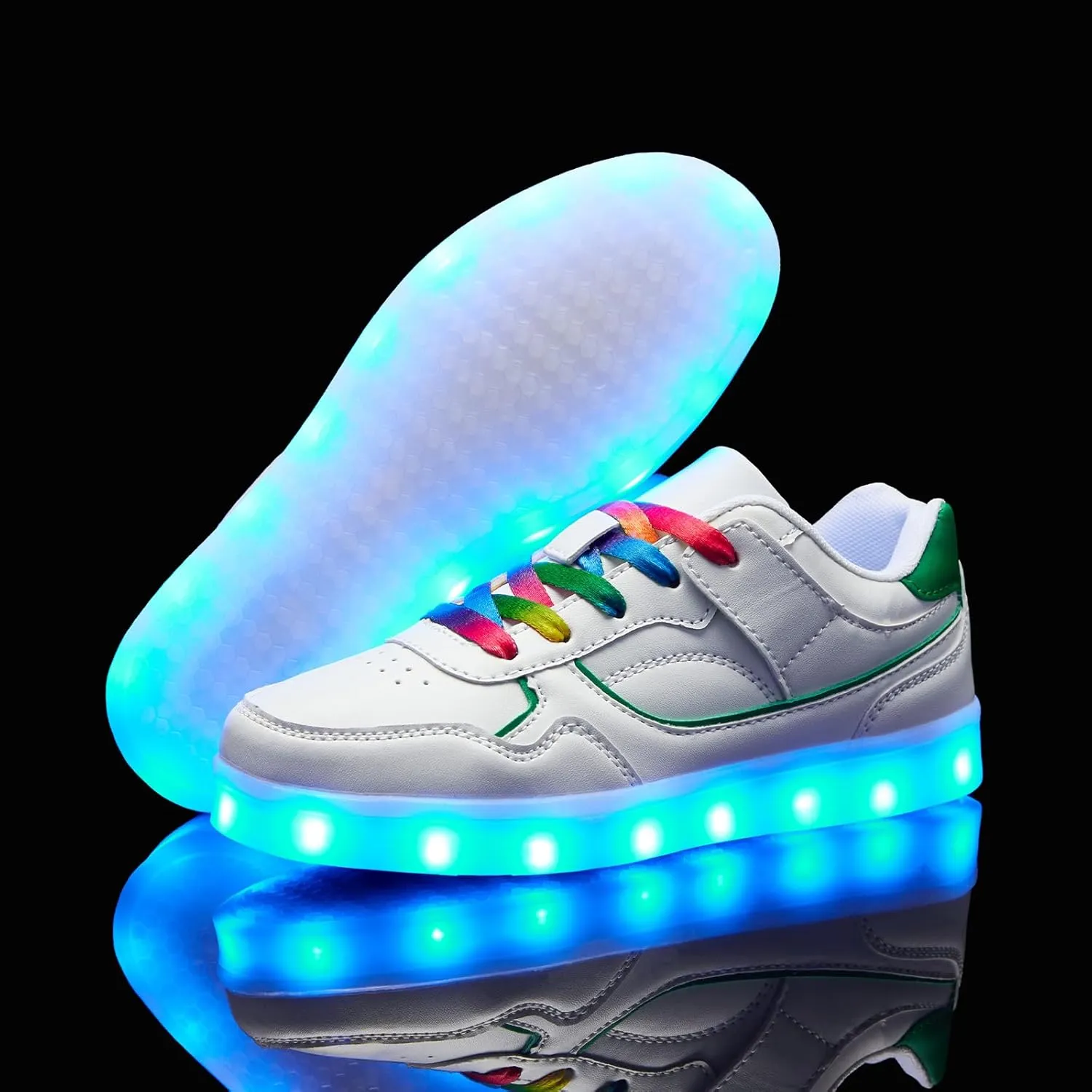 Kids LED Light up Shoes USB Charging Flashing Light Up Sneakers for Boys and Girls Child Unisex