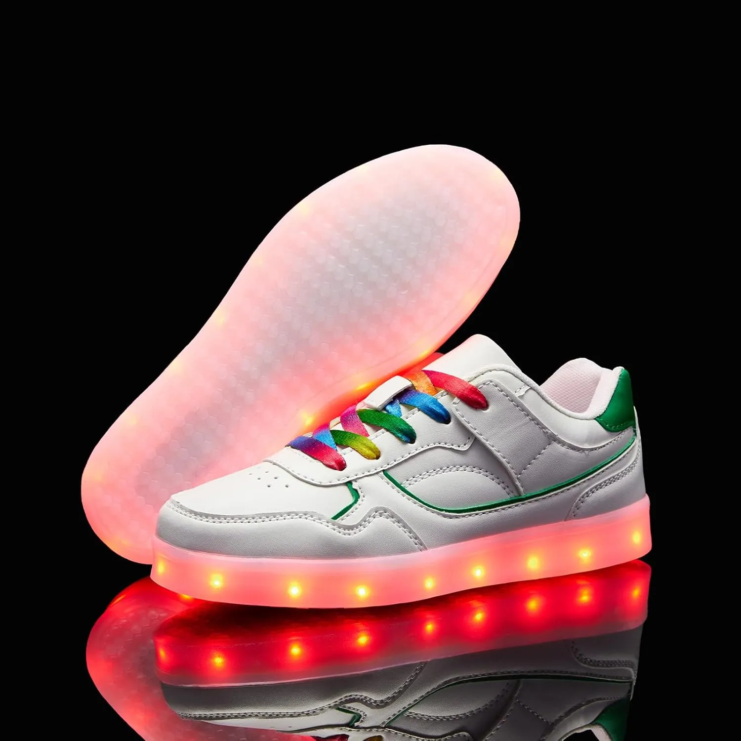 Kids LED Light up Shoes USB Charging Flashing Light Up Sneakers for Boys and Girls Child Unisex
