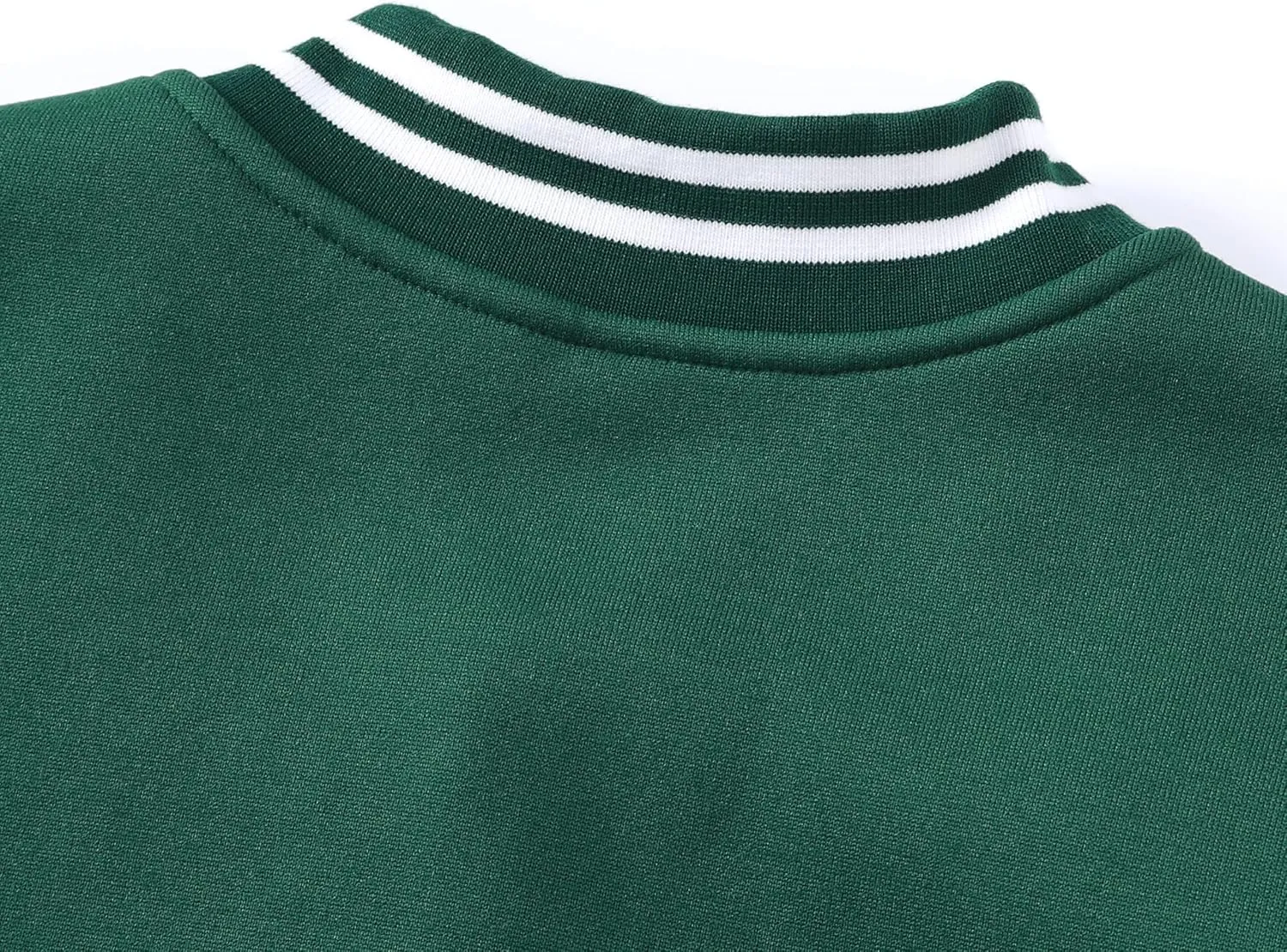 Kids Varsity Jacket Girls Boys Baseball Jacket Bomber Coat School Uniform with Pocket