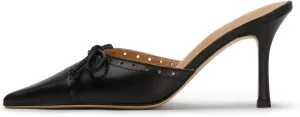 Kitten Heels for Women Dressy Pointed Toe Bow Heeled Sandals Vintage Mules Sexy Stiletto Heel Casual Pumps