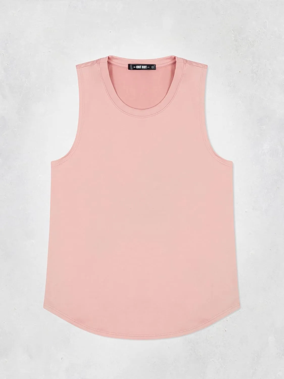 KNIT RIOT Women’s Muscle Tank Top – Sleeveless Slim Fit Soft Casual Basic Yoga Active Athletic Workout Running T Shirts