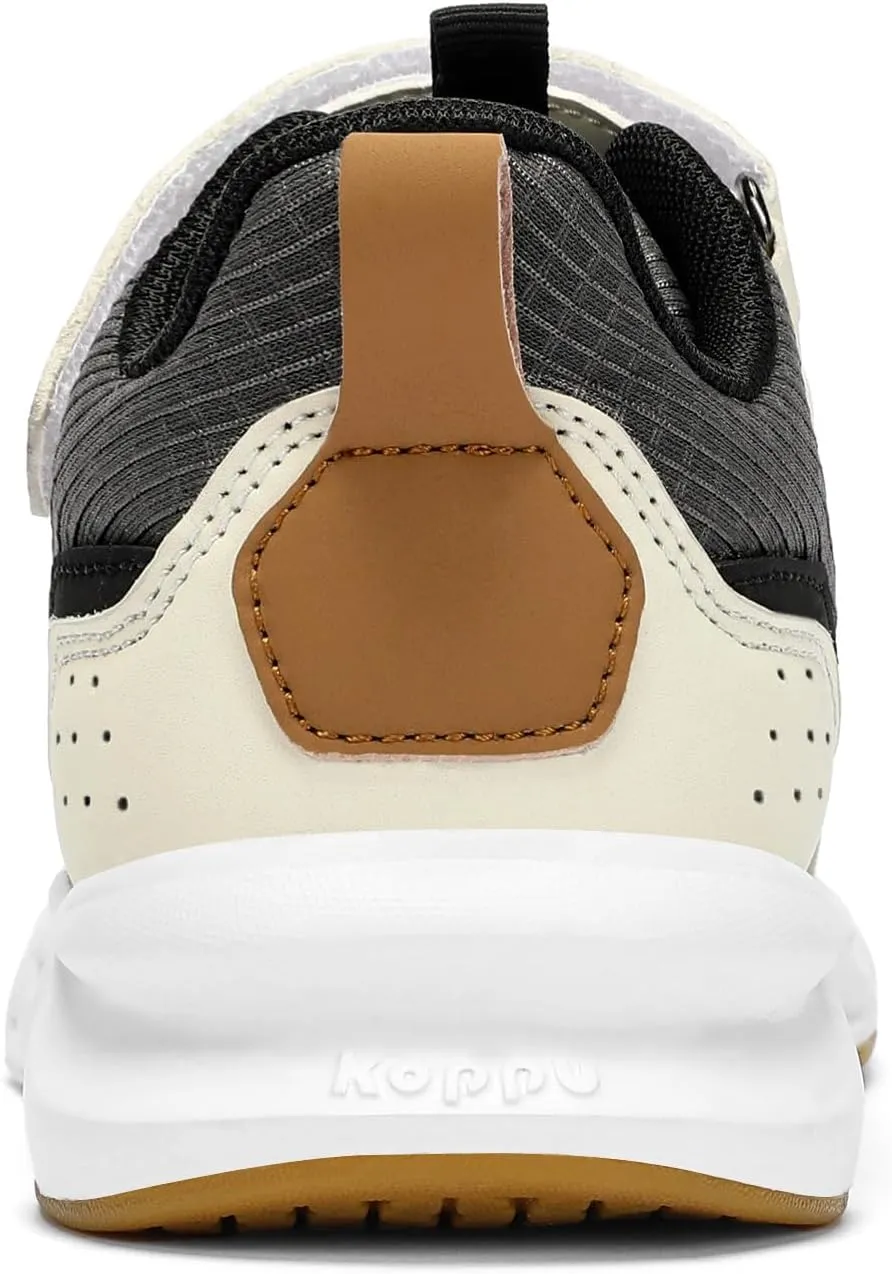 koppu Boys Tennis Shoes Girls Kids Slip on Sneakers Lightweight Breathable Strap Athletic Running Shoes for Toddler/Little Kid/Big Kid