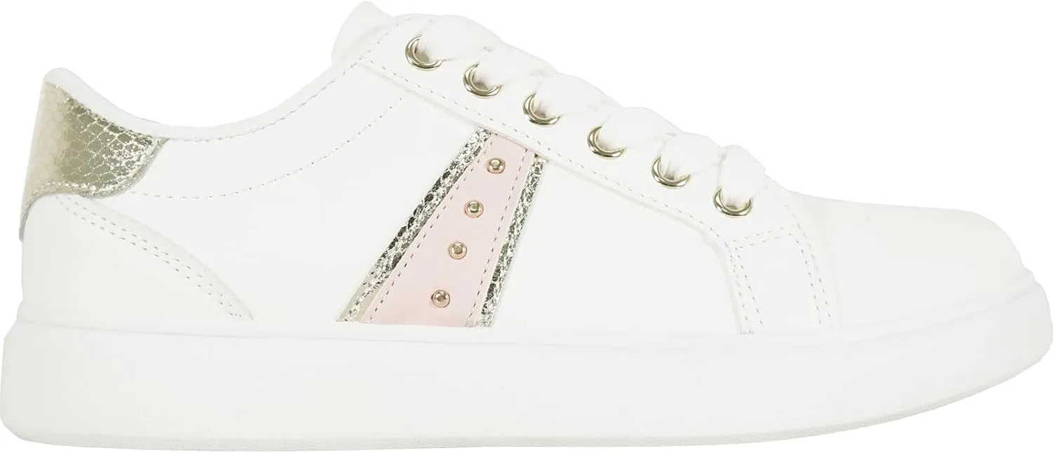KOZI Women Comfort Platform Fashion Sneaker Wedge Oxford Lace-up Shoe MG Collection with Removable Insole