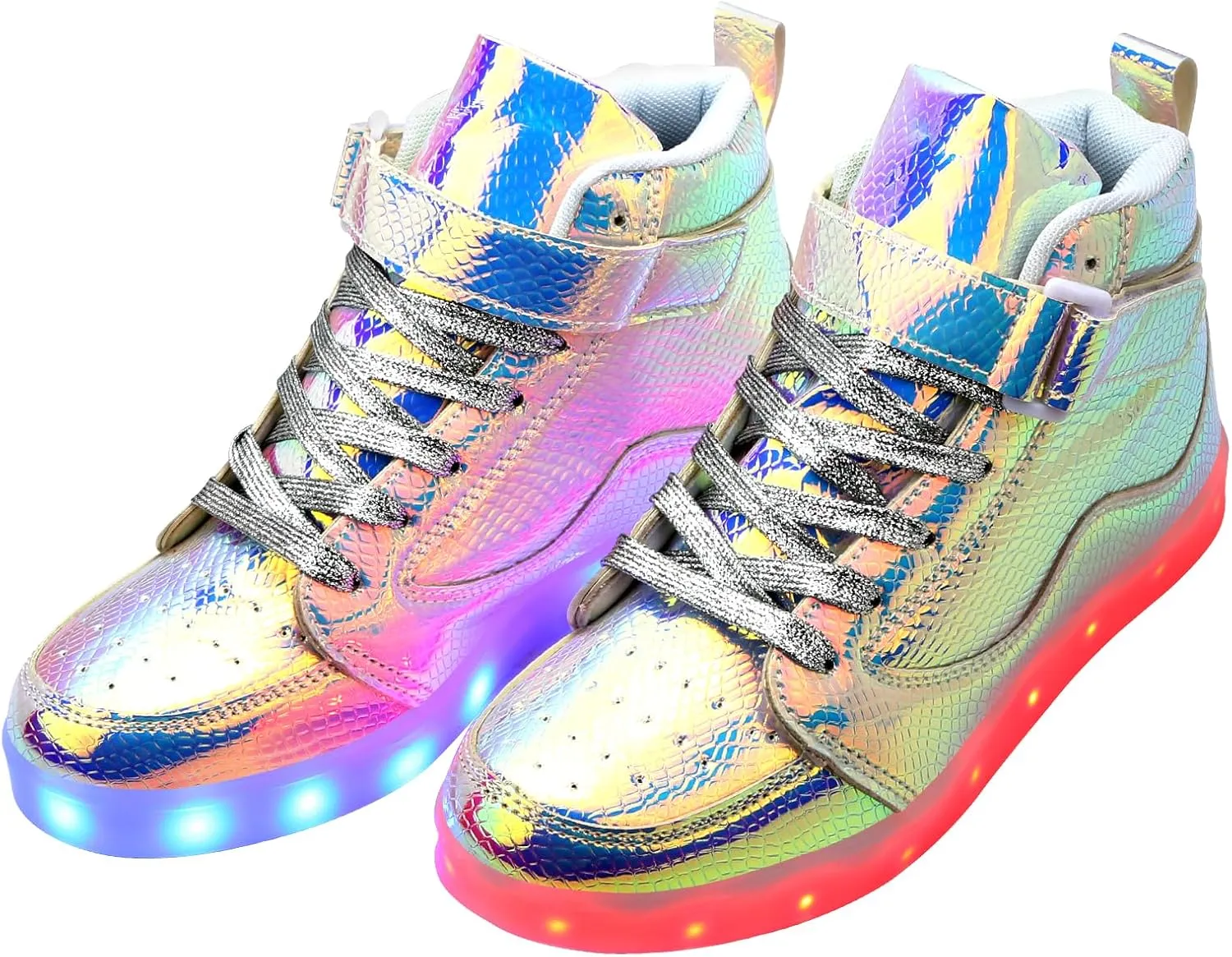 Light Up Shoes Men Women LED Shoes USB Charging Adult High Top LED Sneakers Glow in The Dark Footwear for Dancing Party Festivals Festivals