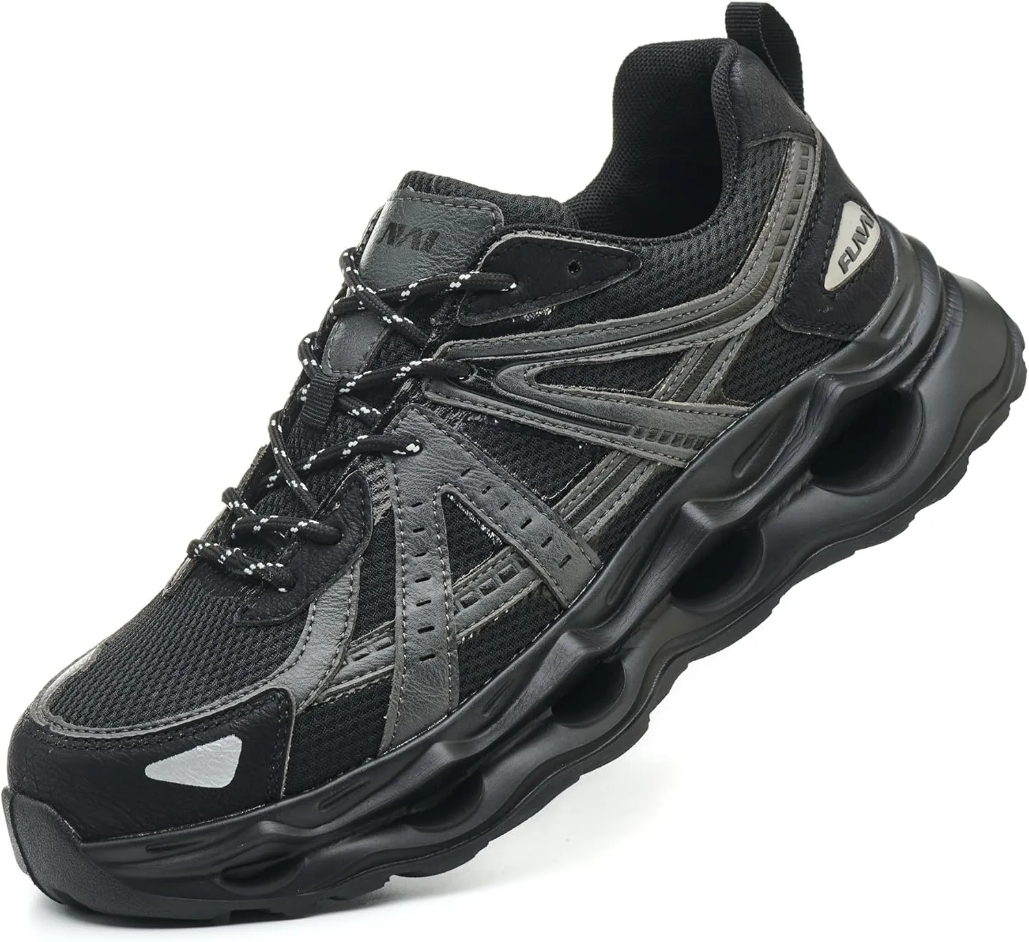 Lightweight Composite Toe Shoes, Breathbale Work Safety Steel Toe Construction Warehouse Sneakers