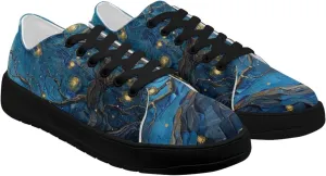 Low-Top Slip Ons Sneakers Canvas Women Black Platform Canvas Shoes Trendy Slip Ons Barefoot Shoes Fit Comfort 5.5-13.5