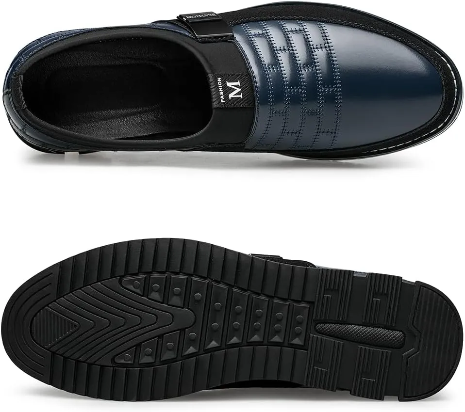 Men's Dress Shoes Comfort Sofft Premium Leather Fashion Casual Loafers Business Office Oxford Working Driving Walking Dress Sneakers Shoe