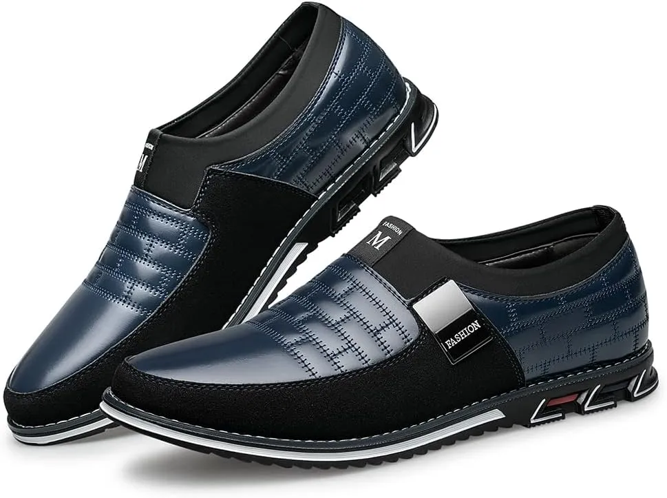 Men's Dress Shoes Comfort Sofft Premium Leather Fashion Casual Loafers Business Office Oxford Working Driving Walking Dress Sneakers Shoe