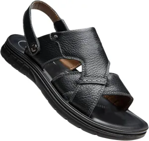 Mens Sandals Beach Slippers Walking Sandals Leather Hiking Sandals Outdoor Summer Shoes