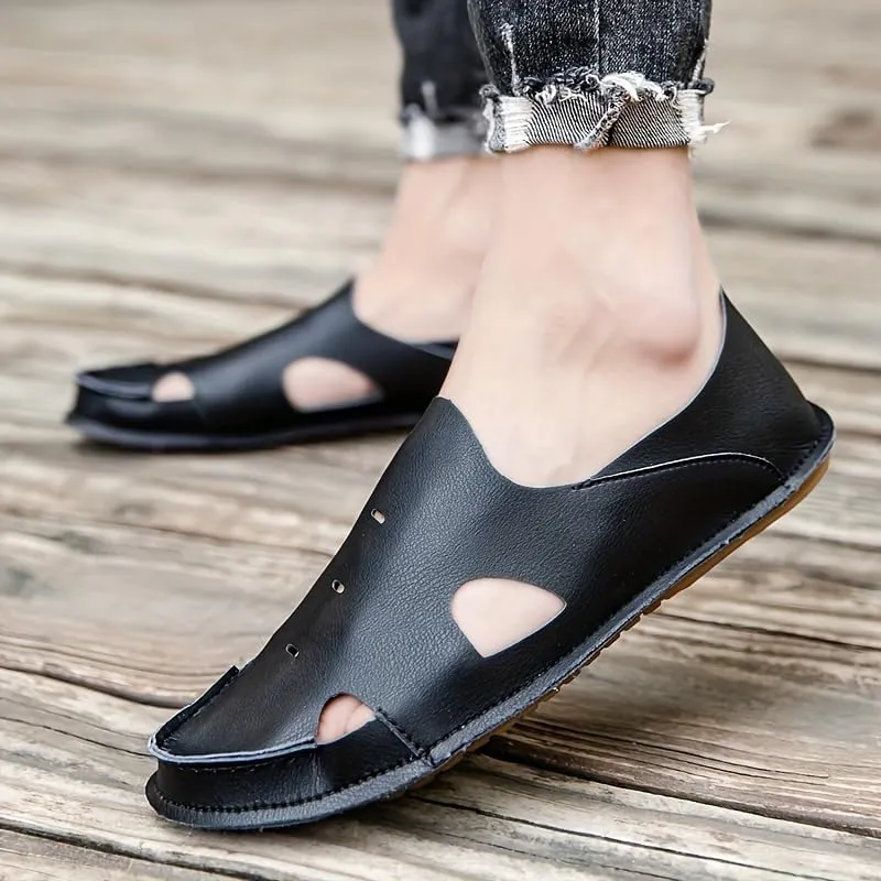 Men's Sandals, Durable Non Slip Outdoor Hiking Trekking Sandals, Comfy Beach Shoes, Spring And Summer