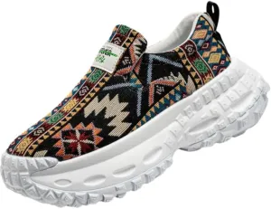 Men's Slip-On Canvas Sneakers, Breathable Low-Top Casual Shoes for Running & Casual Attire, All-Season Comfort,