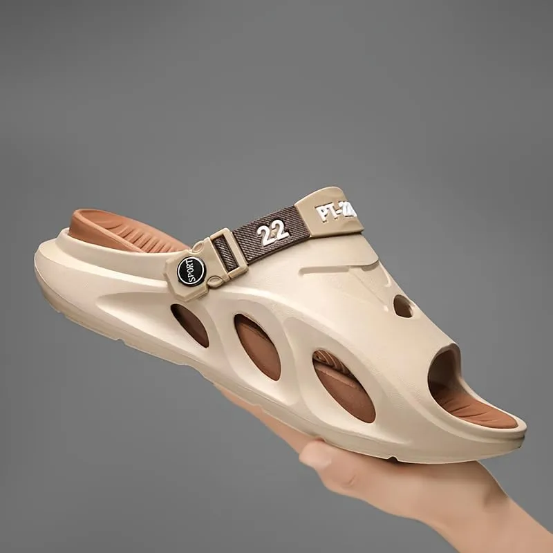 Mens Water Shoes | Non-Slip Quick-Dry Beach Slippers for Men | Breathable Open-Toe Sandals for Pool, Shower, Surf, Yacht, and Summer Adventures