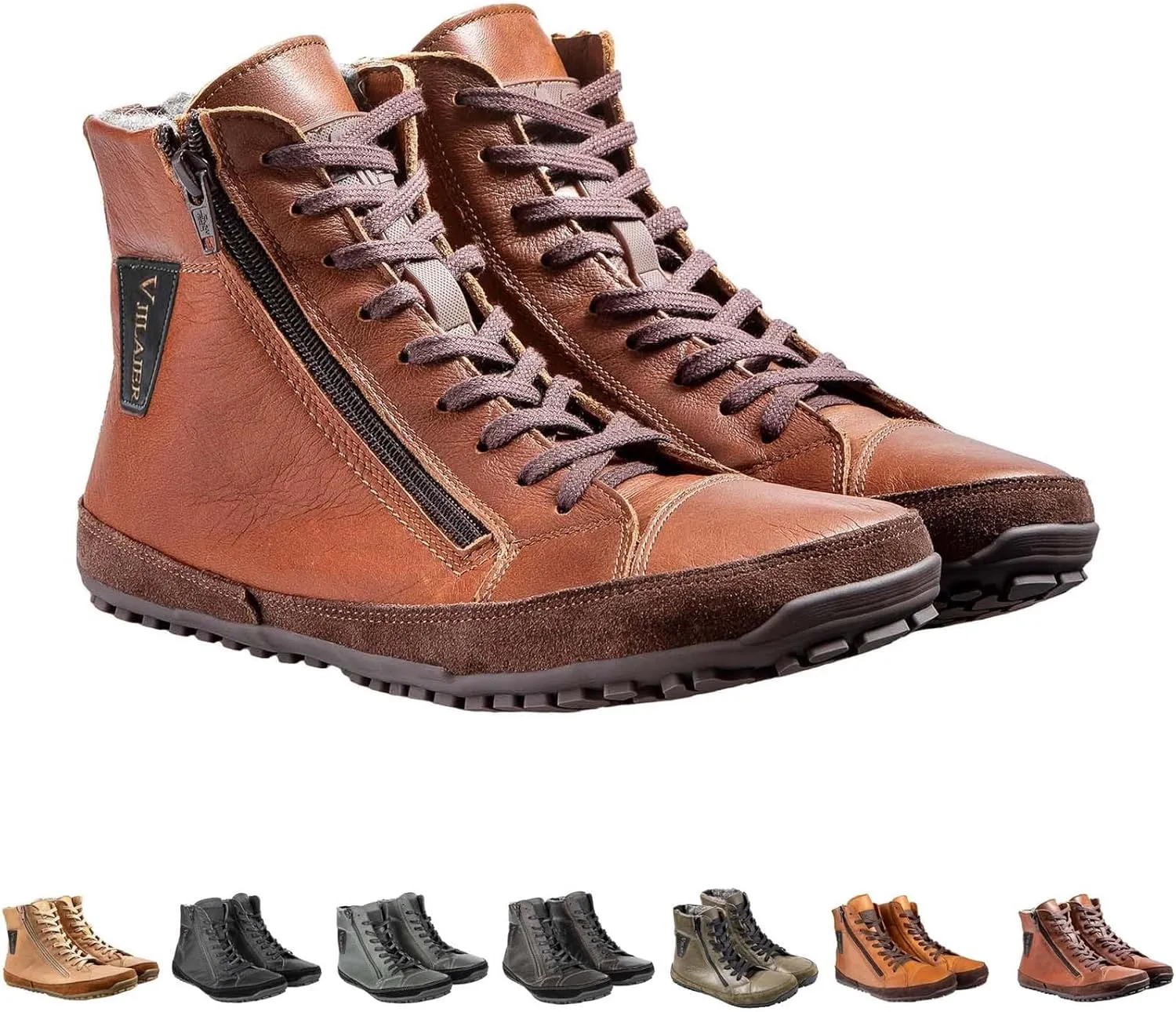 Men's Waterproof Fashion Orthopedic Shoes Suede High Boots Non-Slip Breathable Lightweight Casual Shoes for Walking