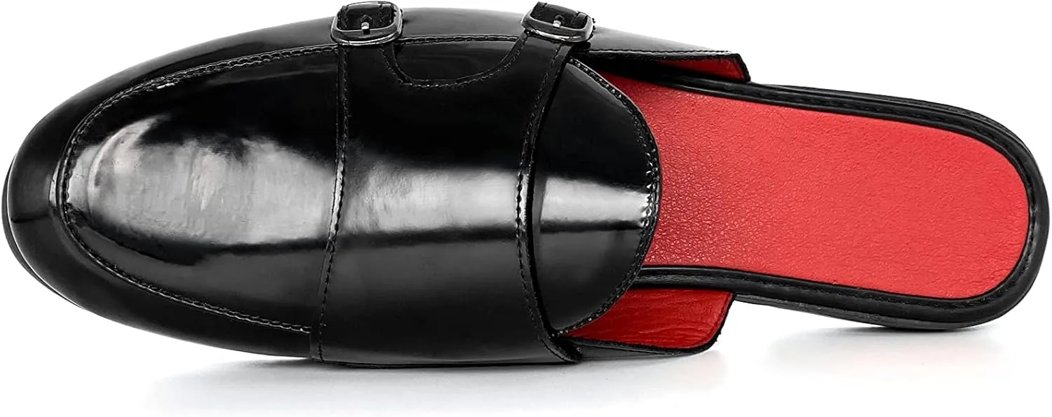 MHB Men's Mule Stylish Backless Slip-On Loafer Casual Dress Sandal Shoes Fashionable Slipper for Men Plus Size 7-13