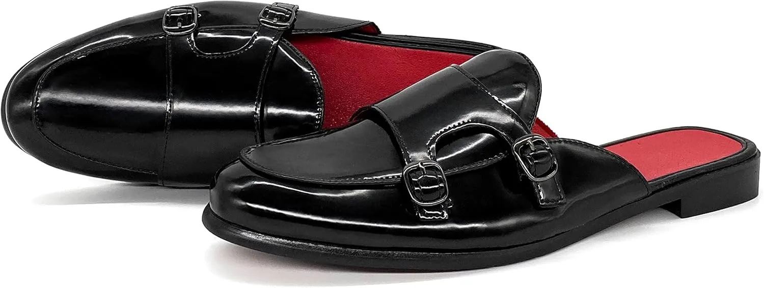 MHB Men's Mule Stylish Backless Slip-On Loafer Casual Dress Sandal Shoes Fashionable Slipper for Men Plus Size 7-13