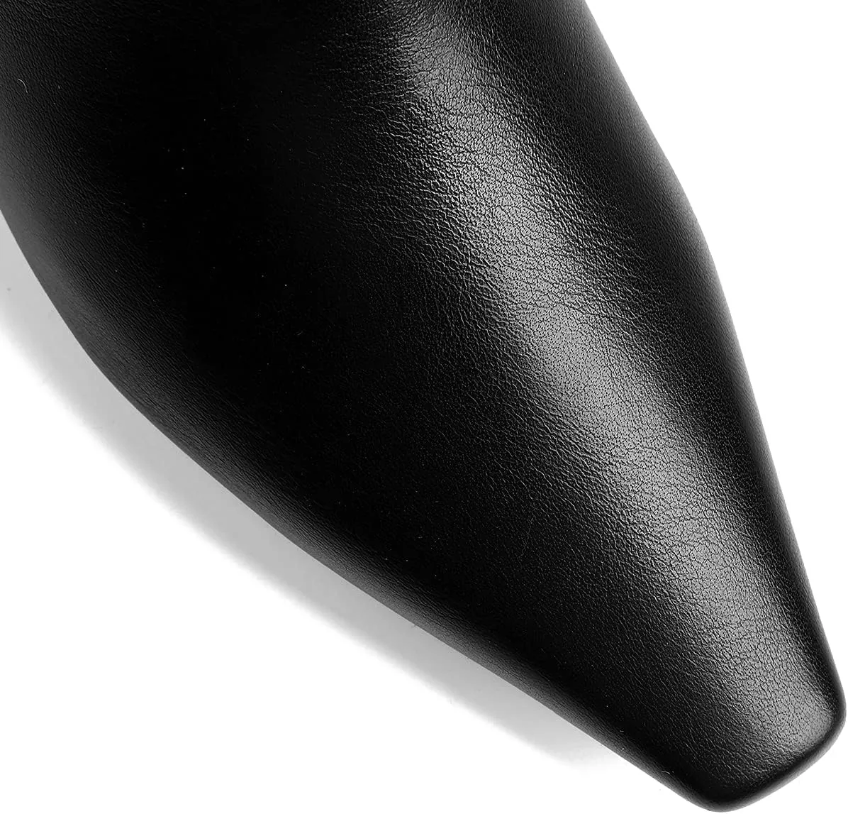 MOOMMO Women Kitten Heel Over Knee High Boots Square Toe Matte Pull On Wide Calf Pleated Low Heel Thigh Boots Stylish Retro Dress Boots Chic Party Comfy 4-11 M US