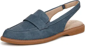 Naturalizer Soul Womens Yeah Slingback Casual Loafers Indigo Denim Blue 7 W