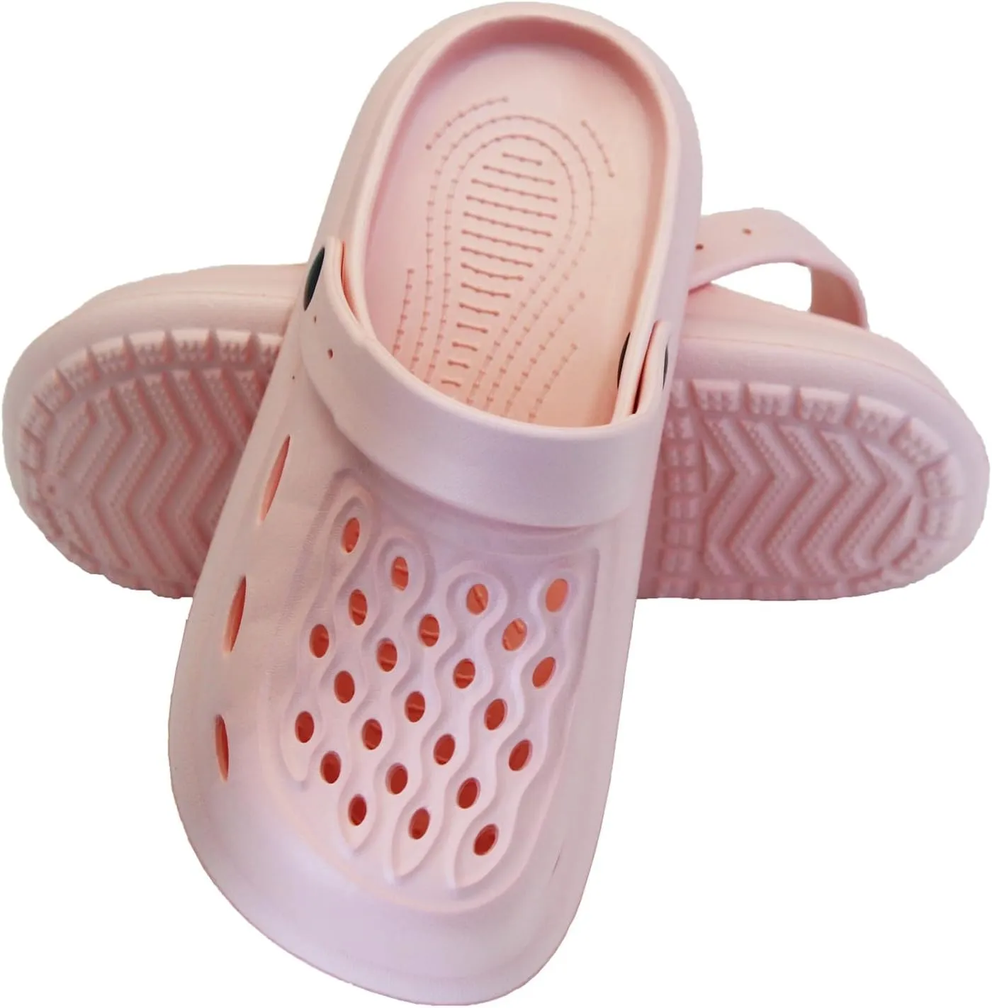 Non-Slip Garden Clogs for Women and Men, Slip On Shower Shoes Heel Strap Mules Sandals Lightweight Slippers Beach Home Casual Wear Soft Air Cushion Sole Slides