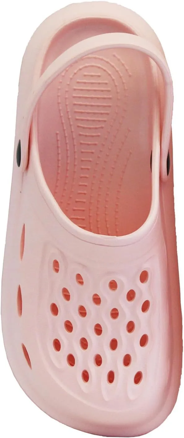 Non-Slip Garden Clogs for Women and Men, Slip On Shower Shoes Heel Strap Mules Sandals Lightweight Slippers Beach Home Casual Wear Soft Air Cushion Sole Slides