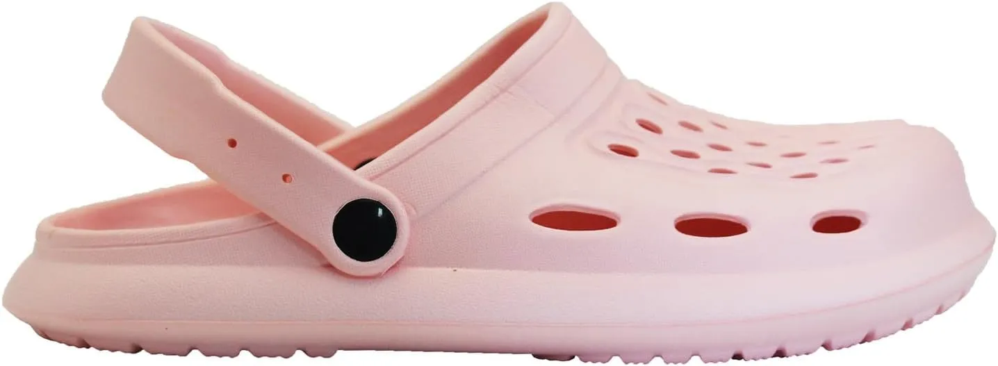 Non-Slip Garden Clogs for Women and Men, Slip On Shower Shoes Heel Strap Mules Sandals Lightweight Slippers Beach Home Casual Wear Soft Air Cushion Sole Slides