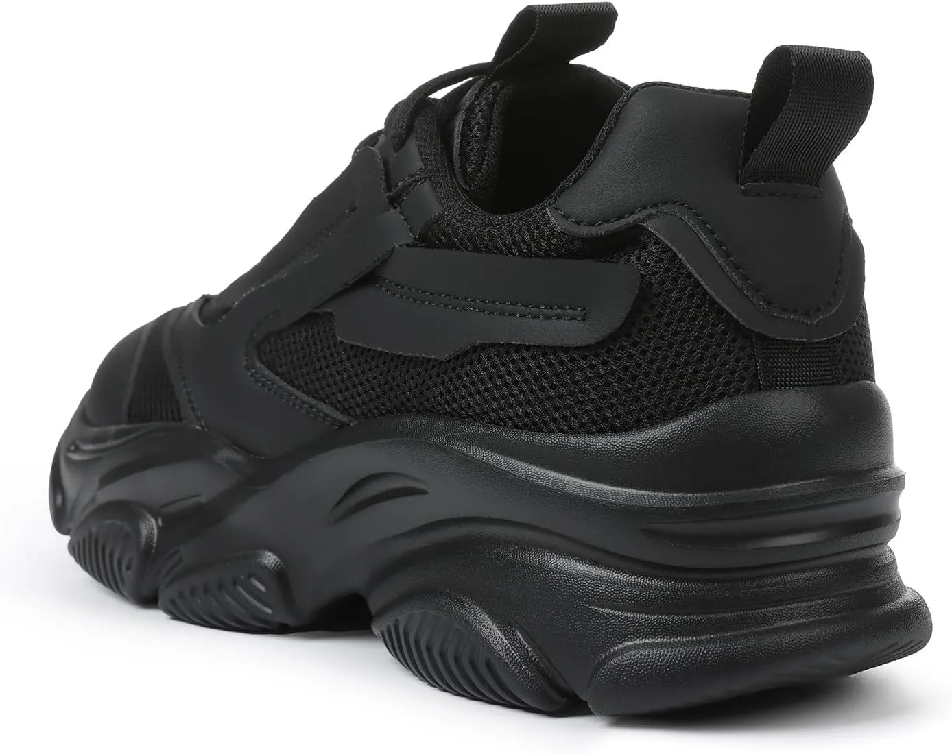 Oiamenne Womens Chunky Platform Sneakers Lace-Up Walking Shoes Lightweight Breathable Dad Sneakers Workout Sport Work Casual Tennis Shoes