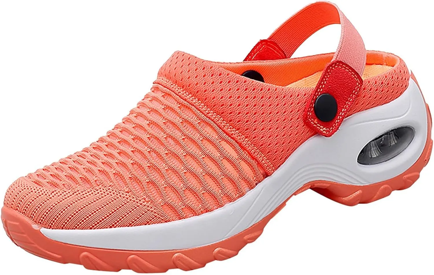 Orthopedic Shoes for Women Slip On,Air Cushion Platform Clogs Breathable Mesh Womens Mules Outdoor Walking Sandals