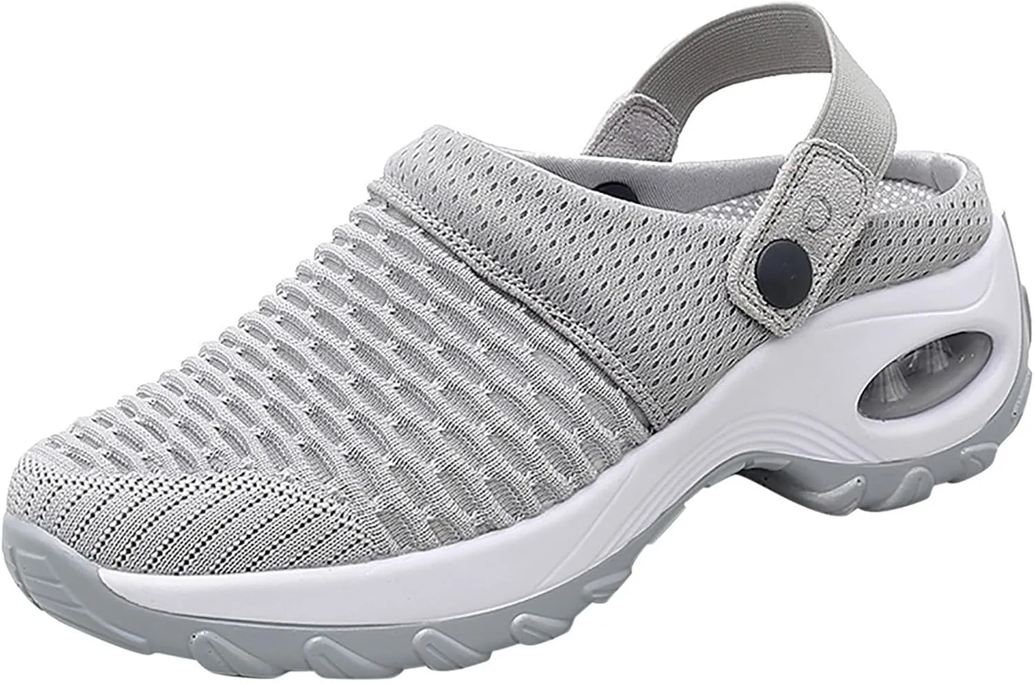 Orthopedic Shoes for Women Slip On,Air Cushion Platform Clogs Breathable Mesh Womens Mules Outdoor Walking Sandals