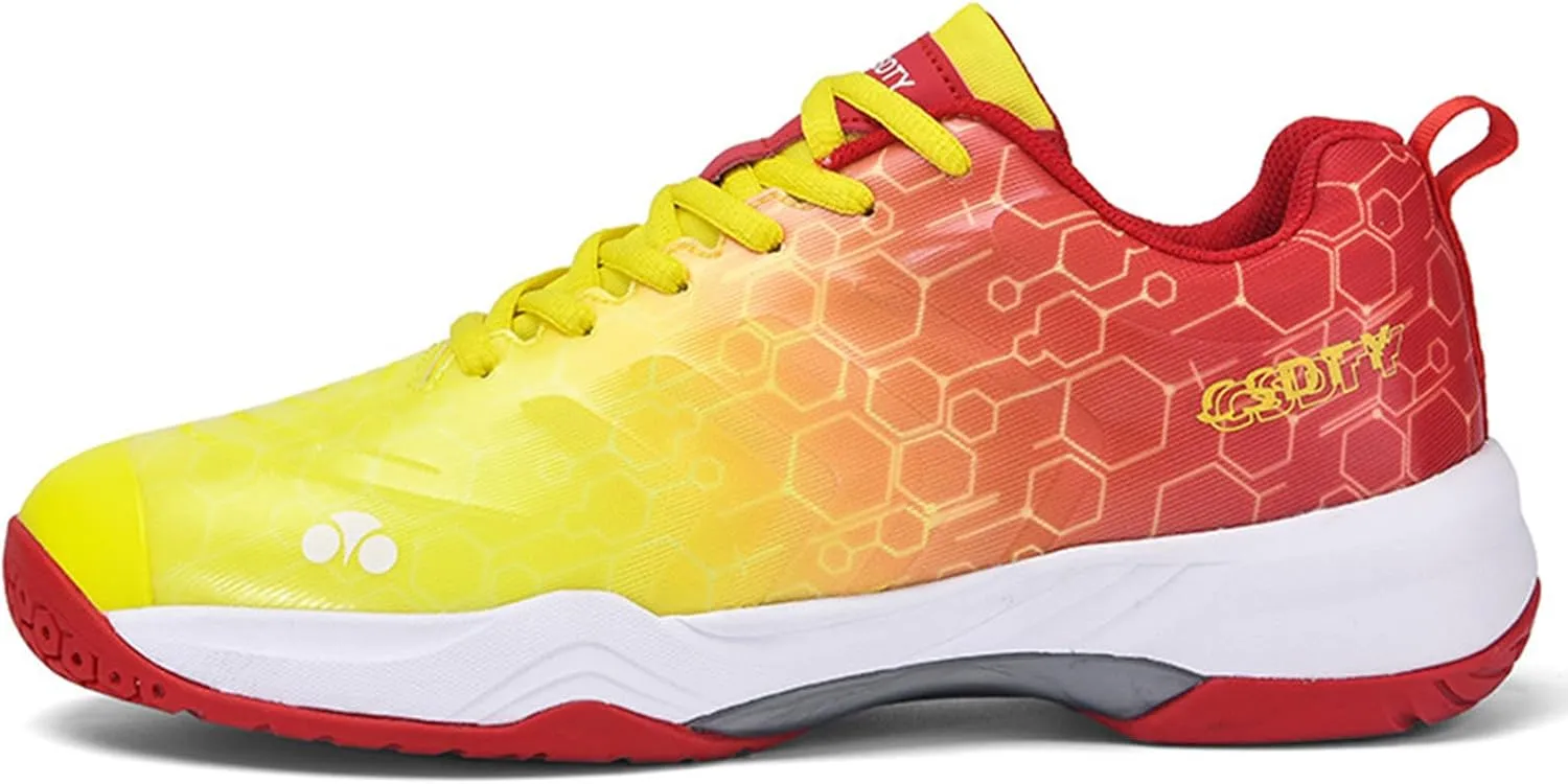 Pickleball Shoes for Mens Tennis Sneakers Indoor Court Training Shoe Rubber Sole Badminton Trainers
