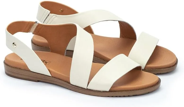PIKOLINOS Flat Sandals Leather Formentera for Woman