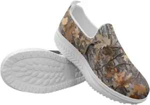 Platform Sneakers for Women Slip on Trekking Shoes Breathable Sneakers Casual Loafers with EVA Sole US 5.5-10.5