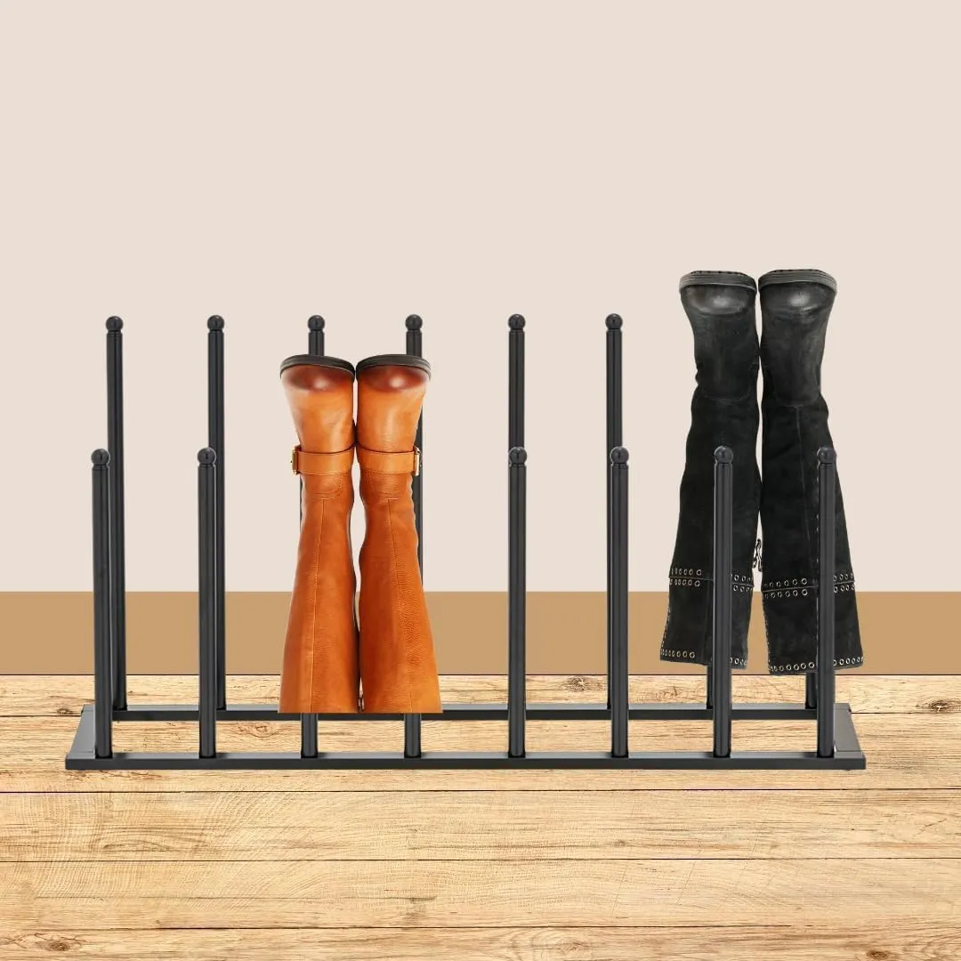 Pristine 8 Pair Boot Rack for Tall Boot Storage and Shoes