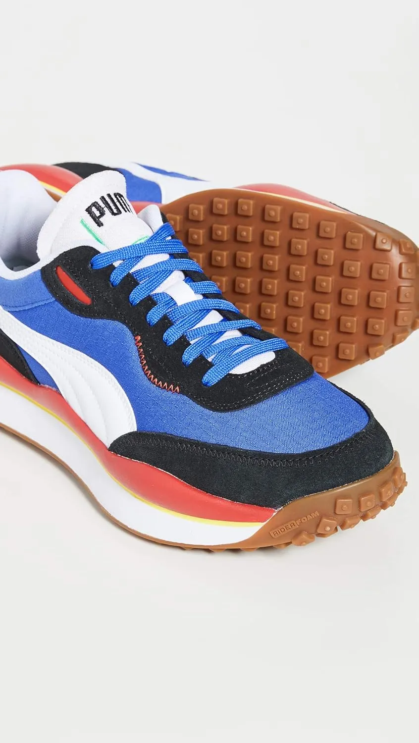 PUMA Rider 020 Play On - Sneakers for Men - Leather and Textile Upper - Textile Lining and Insole