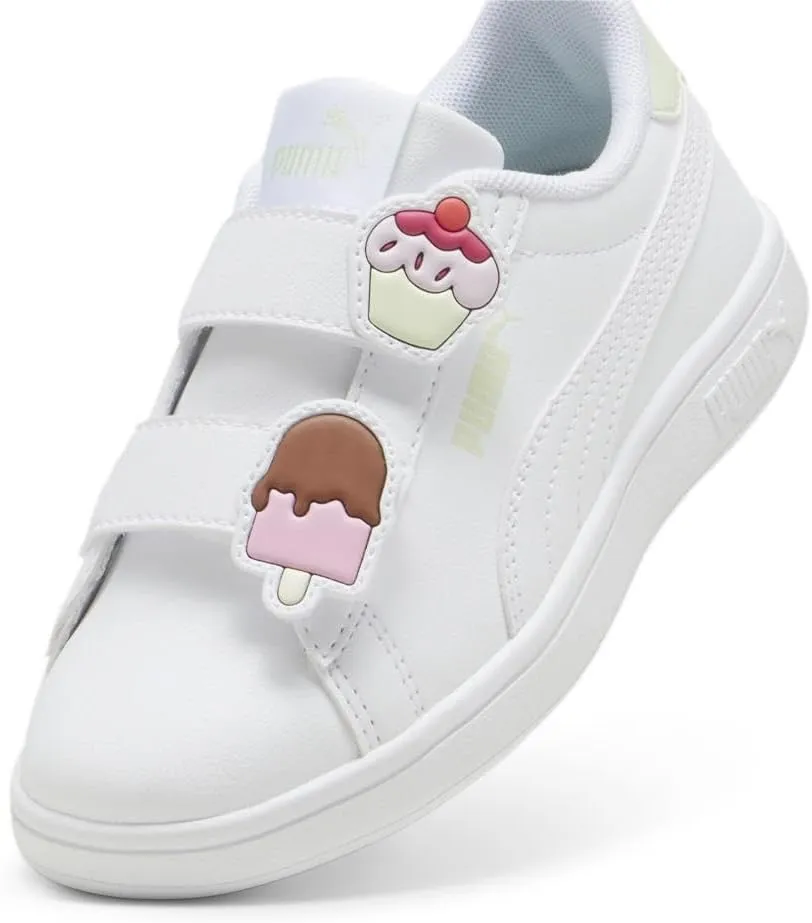 PUMA Unisex-Child Smash Hook and Loop Sneaker