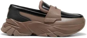 PUMA Womens Sophyr Slip On Loafers Casual - Brown - Size 8 M