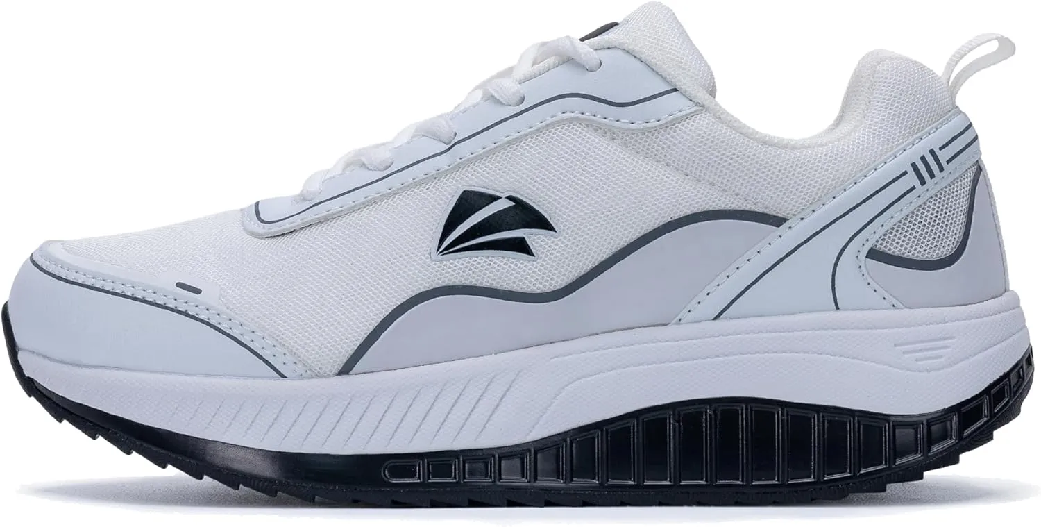 QAUPPE Womens Walking Shoes with Arch Support Wide Orthotic Athletic Sneakers Plantar Fasciitis Tennis for Heel and Foot Pain Relief