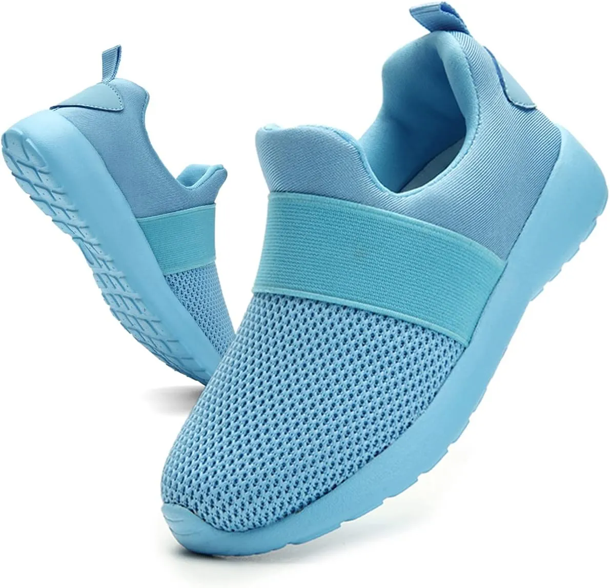 QIJGS Toddler/Little Kid Boys Girls Shoes Running Sneakers Athletic Tennis Walking Shoes-black-21