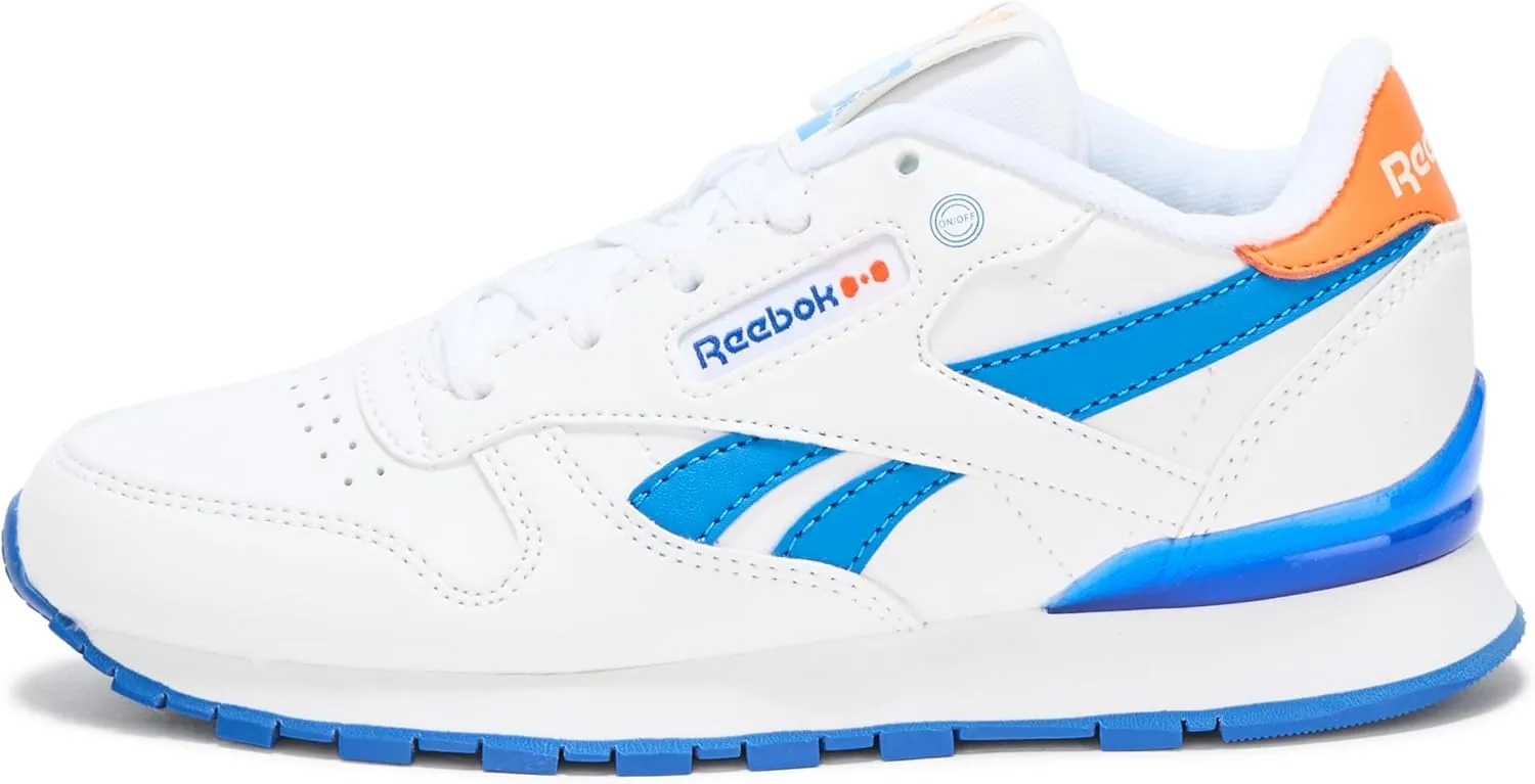 Reebok Unisex-Child Blippi Kid's Classic Leather Step N' Flash Sneaker
