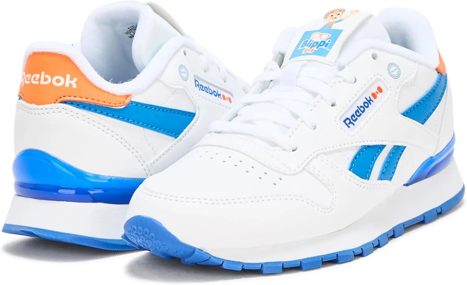 Reebok Unisex-Child Blippi Kid's Classic Leather Step N' Flash Sneaker